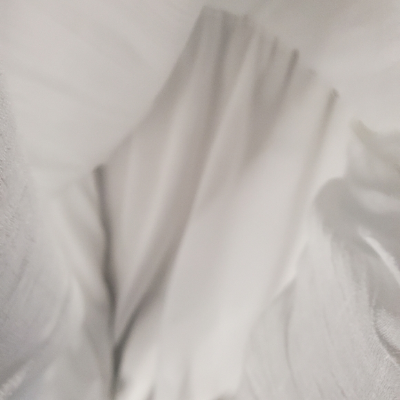 221- Iz Buyer Juniors' white sz 13 dress. straps see through lace under bodice - Picture 6 of 16